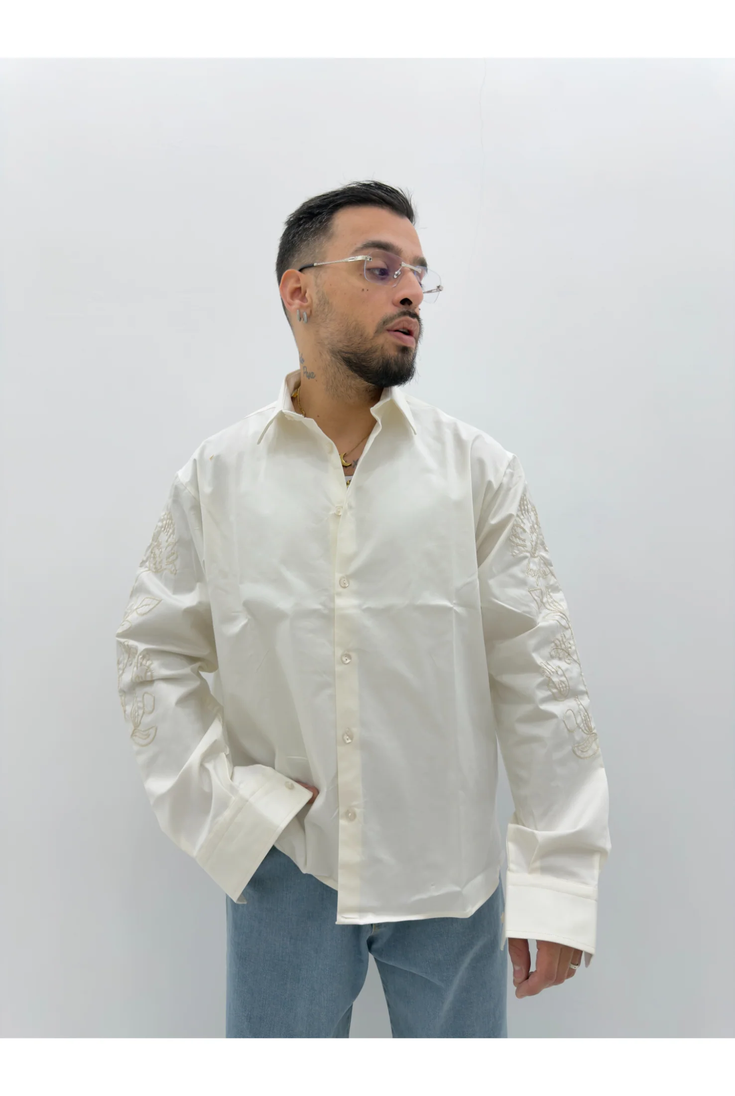 Camicia HASU Ricamo - Image 6