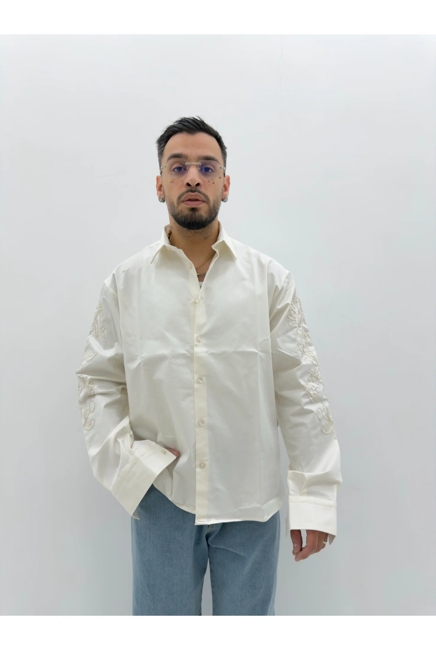 Camicia HASU Ricamo - Image 8