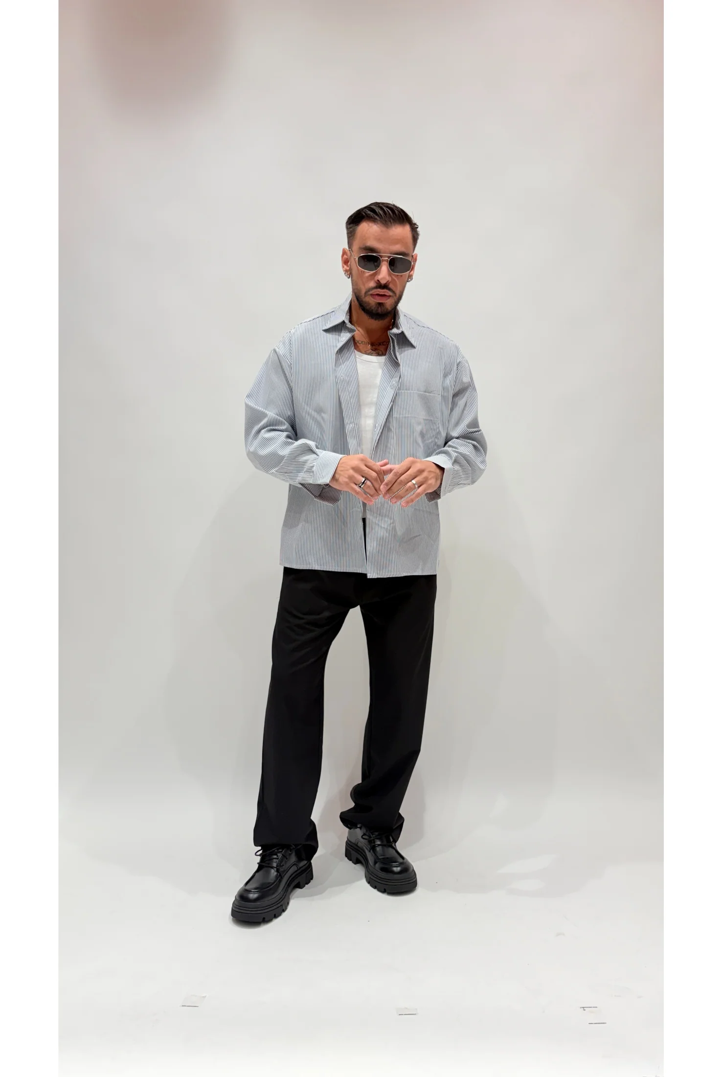Camicia righe stondo NJB - Image 3