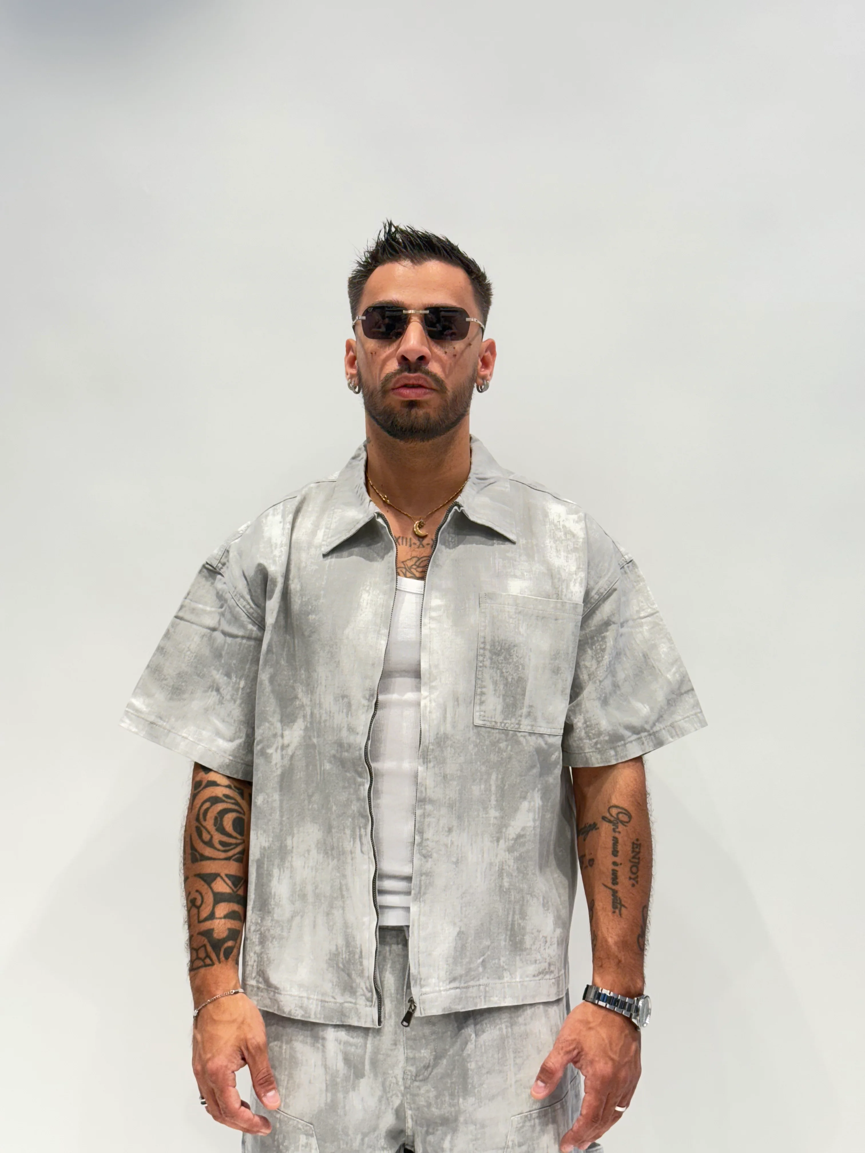 Coordinato denim sfumato zz60 - Image 3