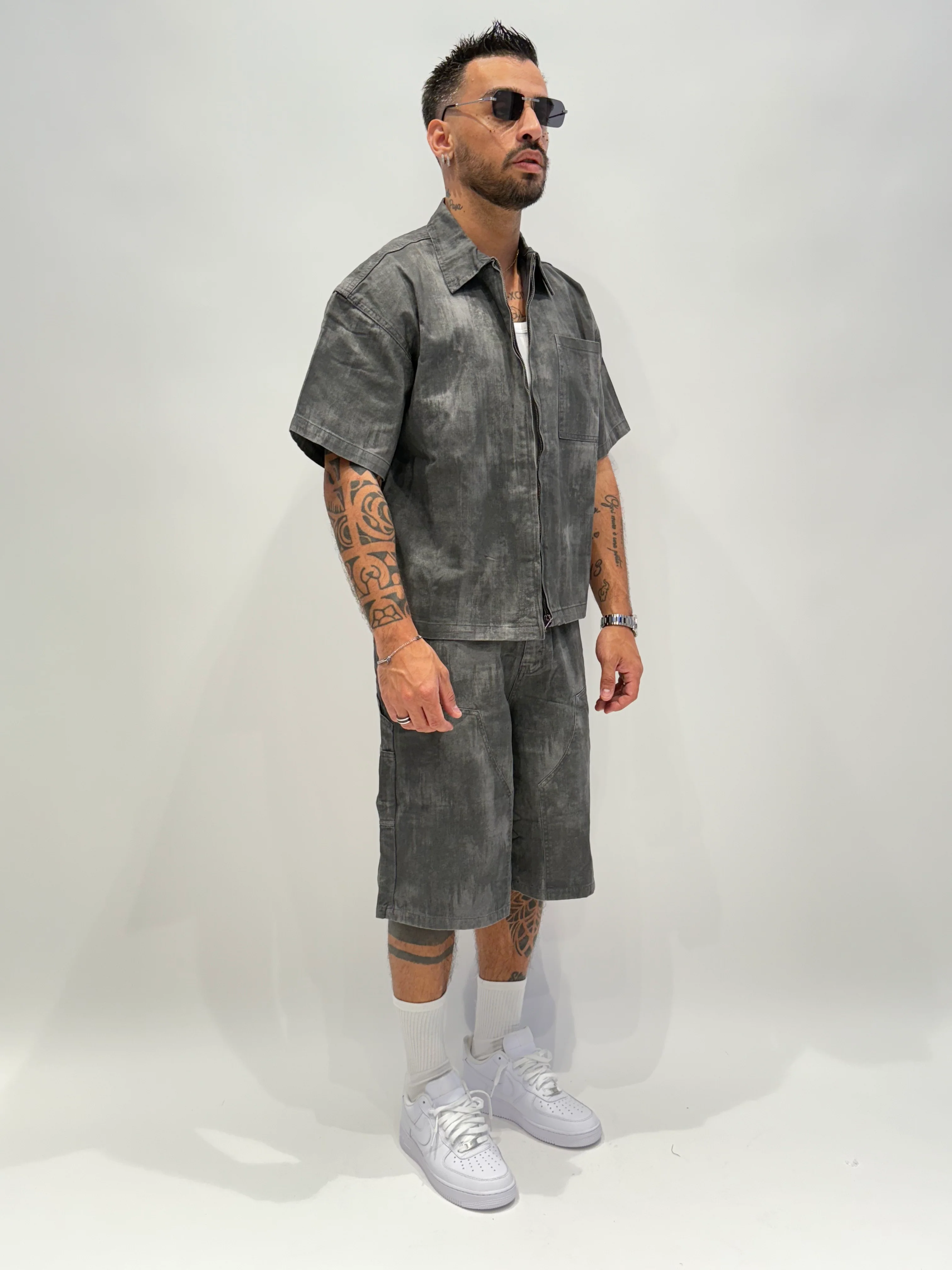 Coordinato denim sfumato zz60 - Image 8