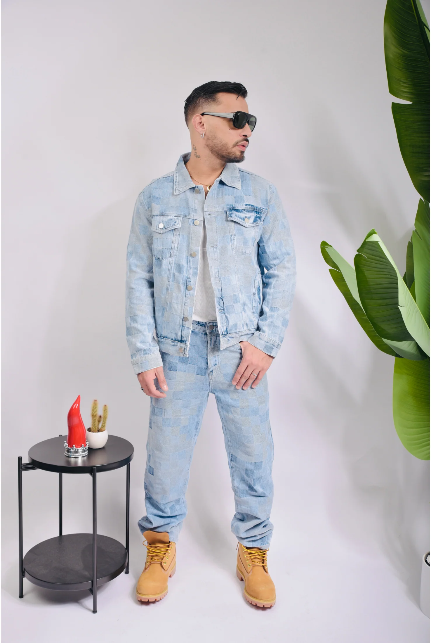 Coordinato scacchi Blue - Image 4