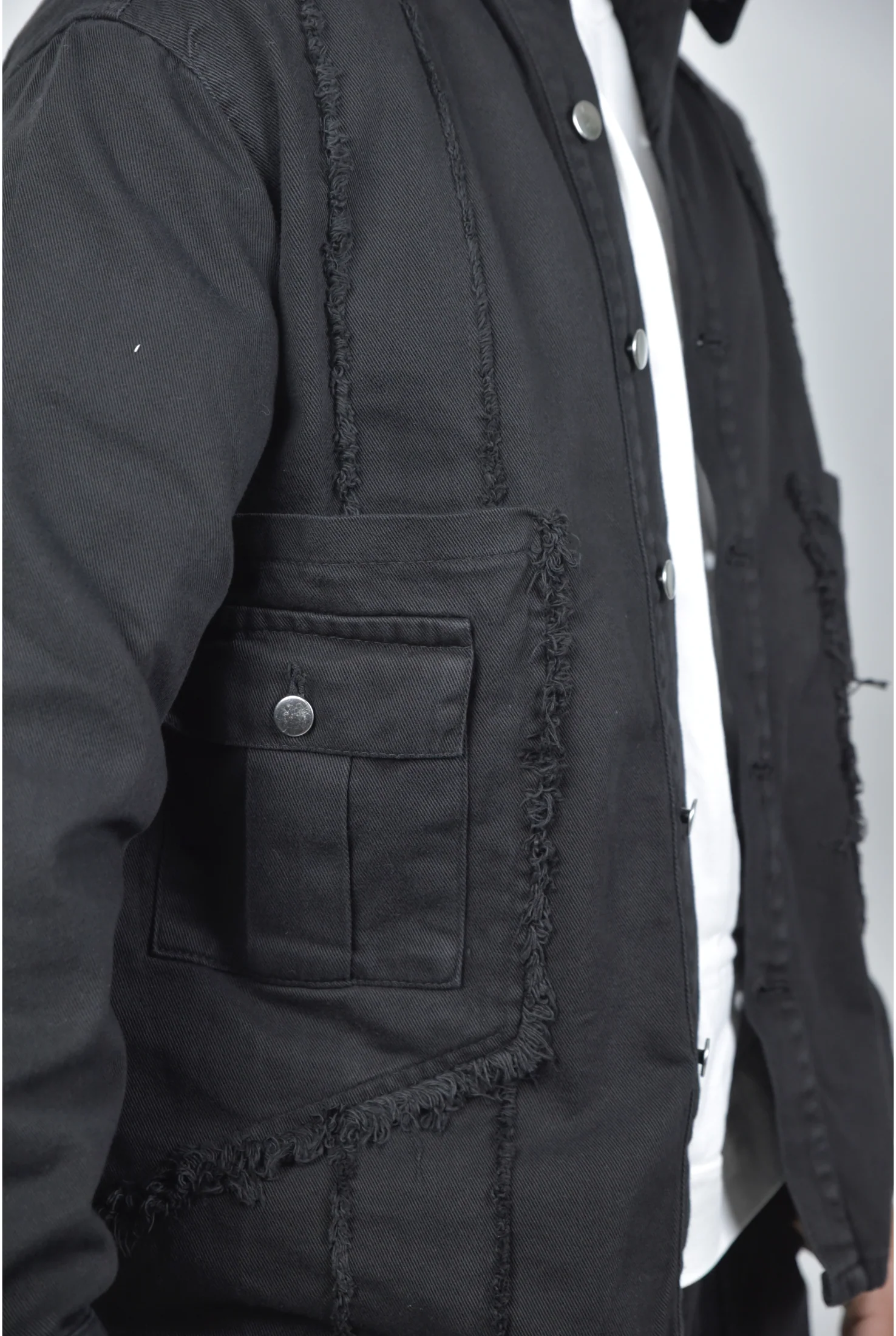 Coordinato SEASON LESS Destroyed black - Image 3