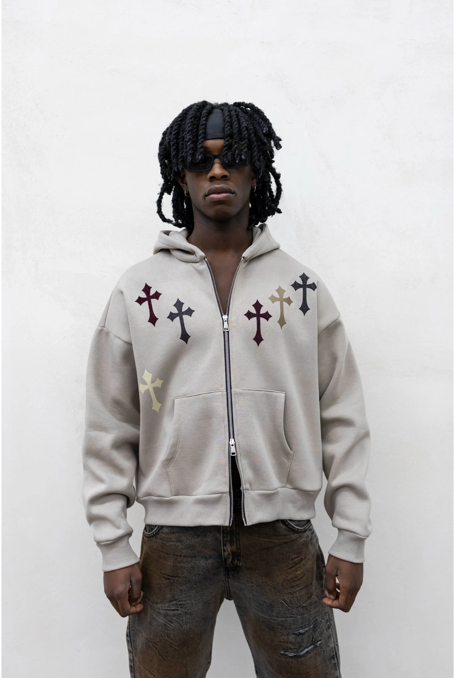 Felpa TOKYO Zip crosses - Image 2