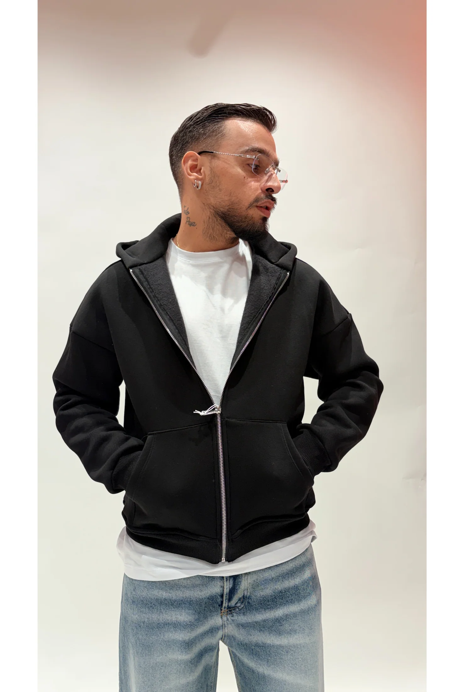 Felpa zip boxy - Image 2