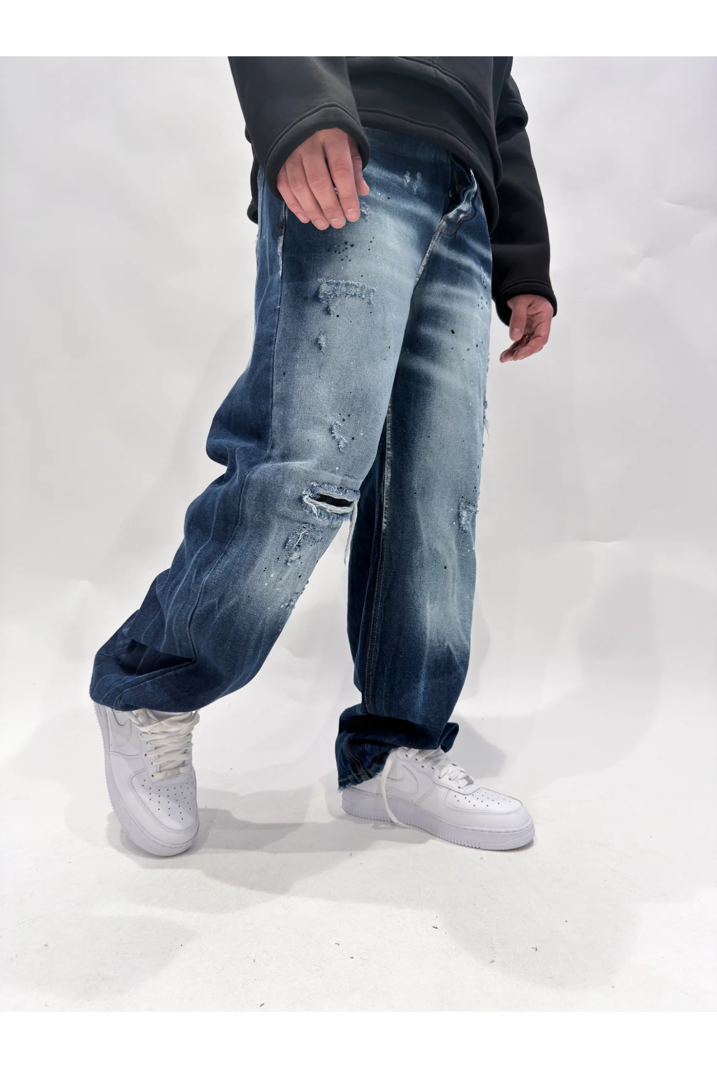 Jeans CIANOTIC super baggy Santiago blue - Image 3