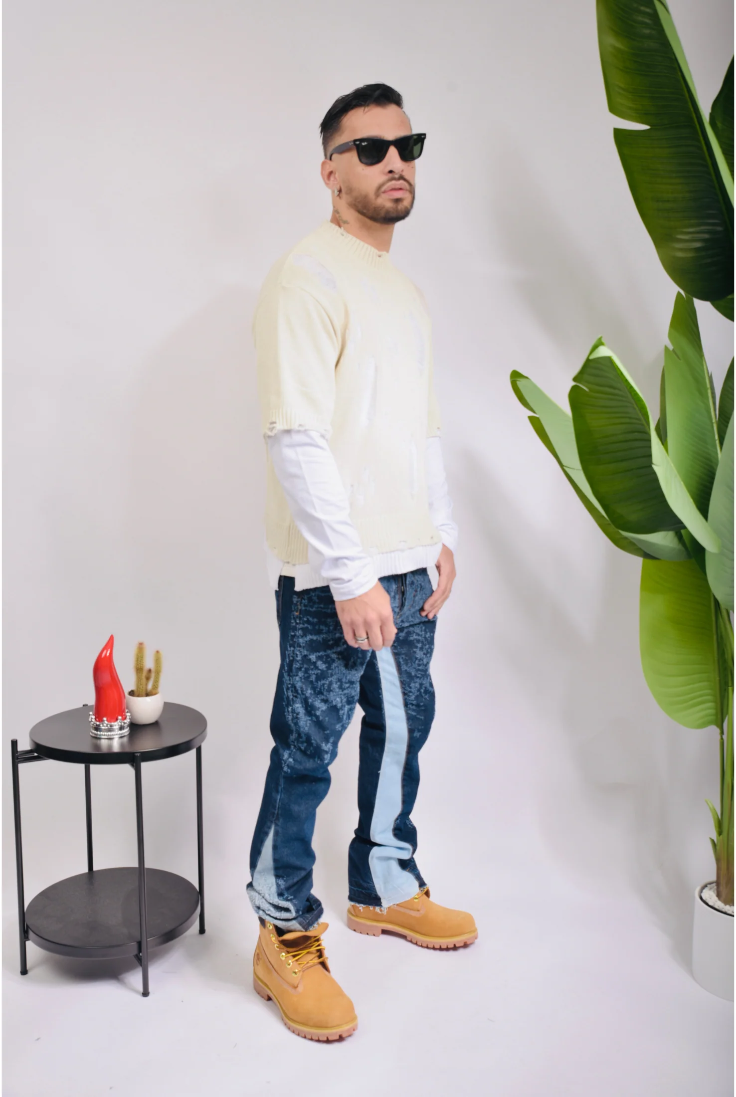 Jeans CIANOTIC Flare Tony rts blue - Image 3