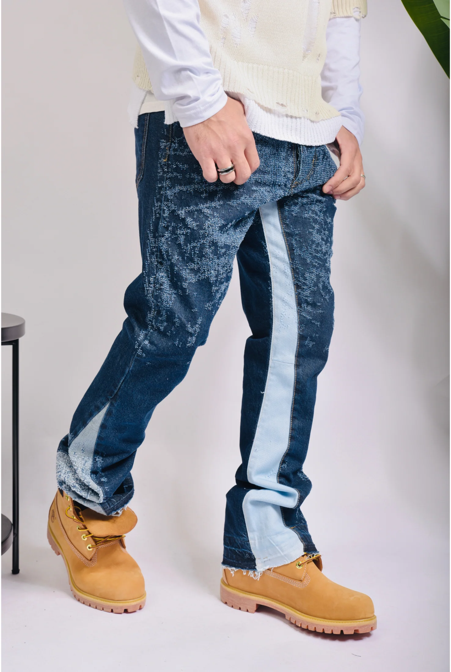 Jeans CIANOTIC Flare Tony rts blue - Image 6