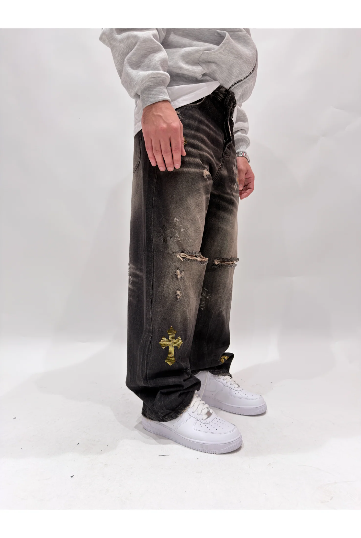 Jeans CIANOTIC Super baggy Crome black - Image 2