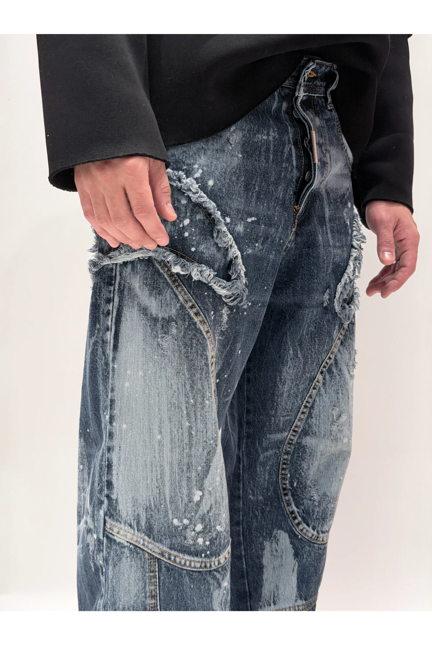 Jeans CIANOTIC super baggy MR425 Blue - Image 4
