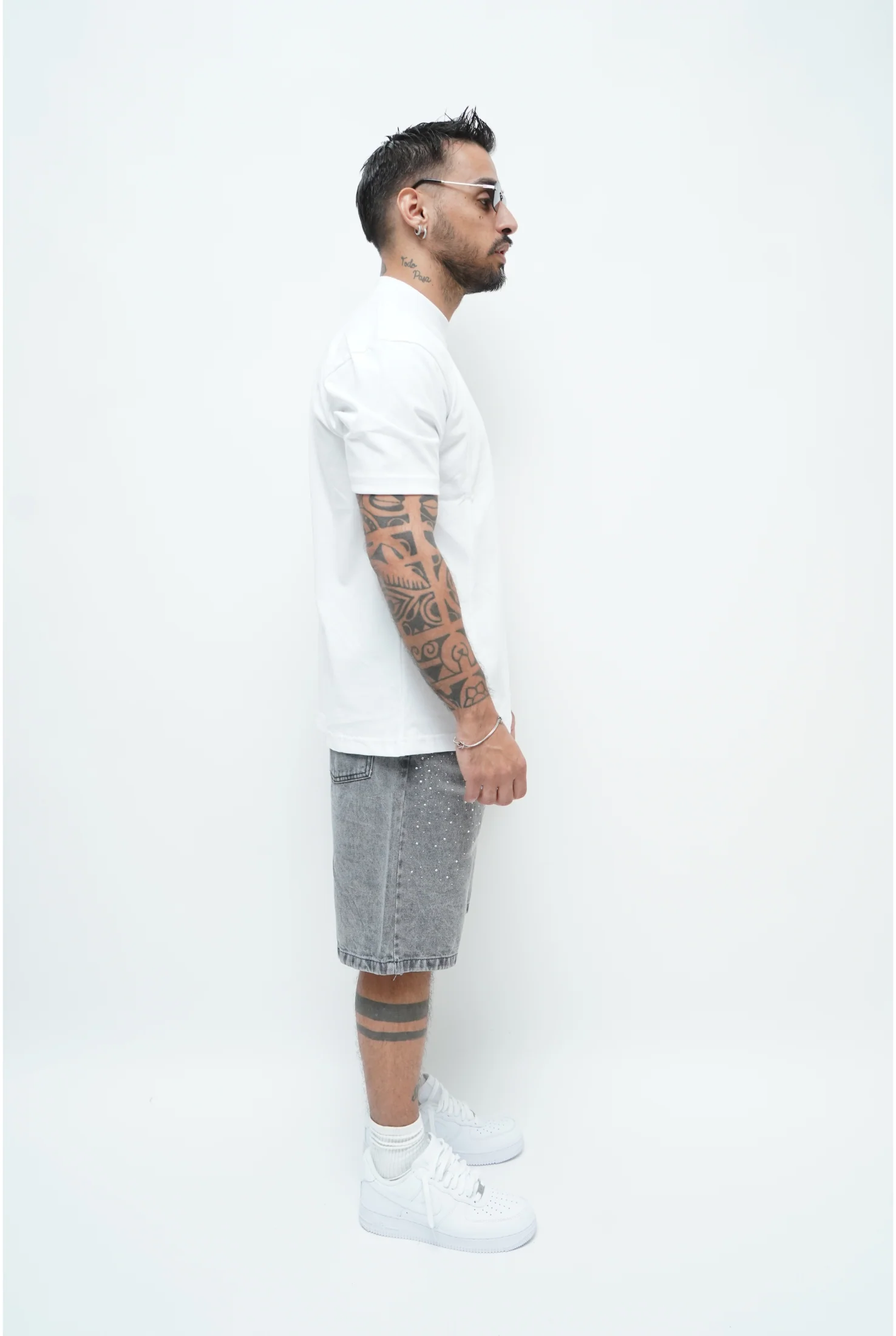 Jeans short Brillantini grey - Image 6