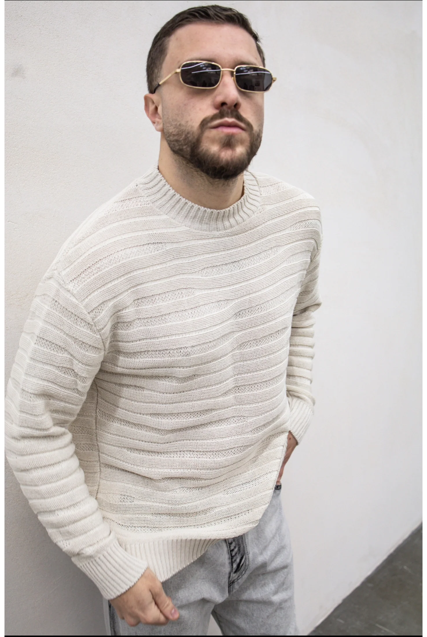 Maglia in filo TOKYO onde - Image 2