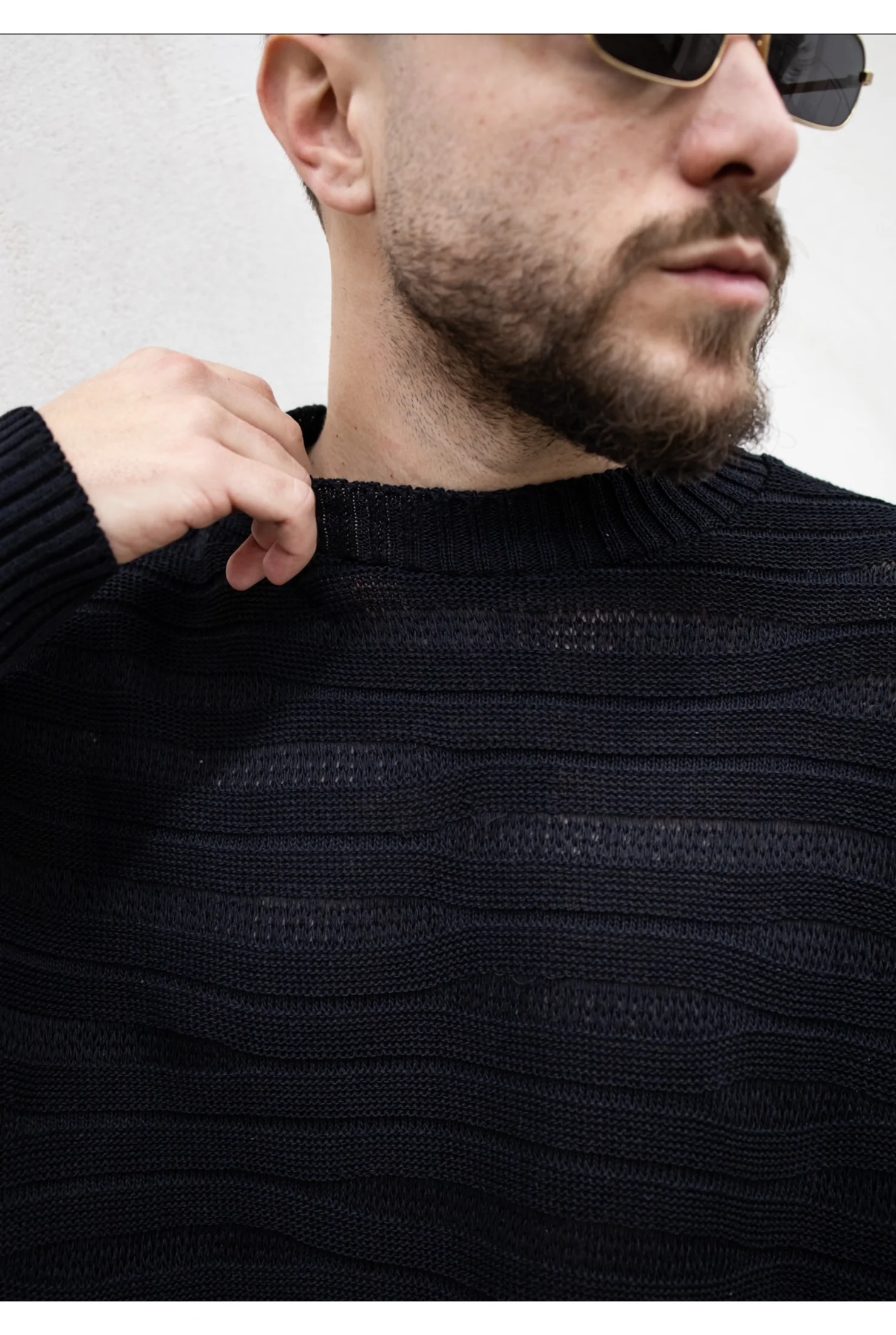 Maglia in filo TOKYO onde - Image 4