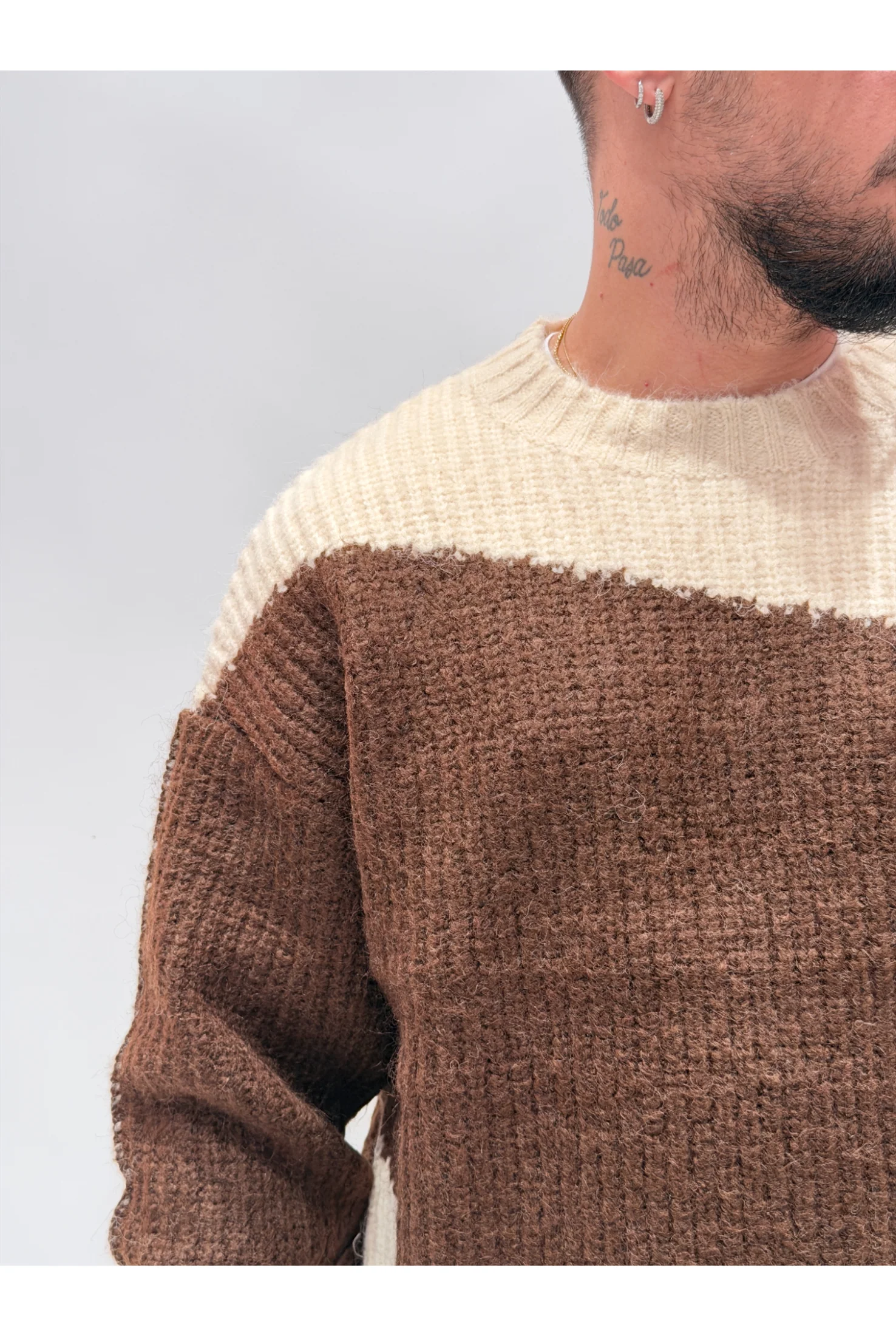 Maglione bicolor W86131 - Image 5