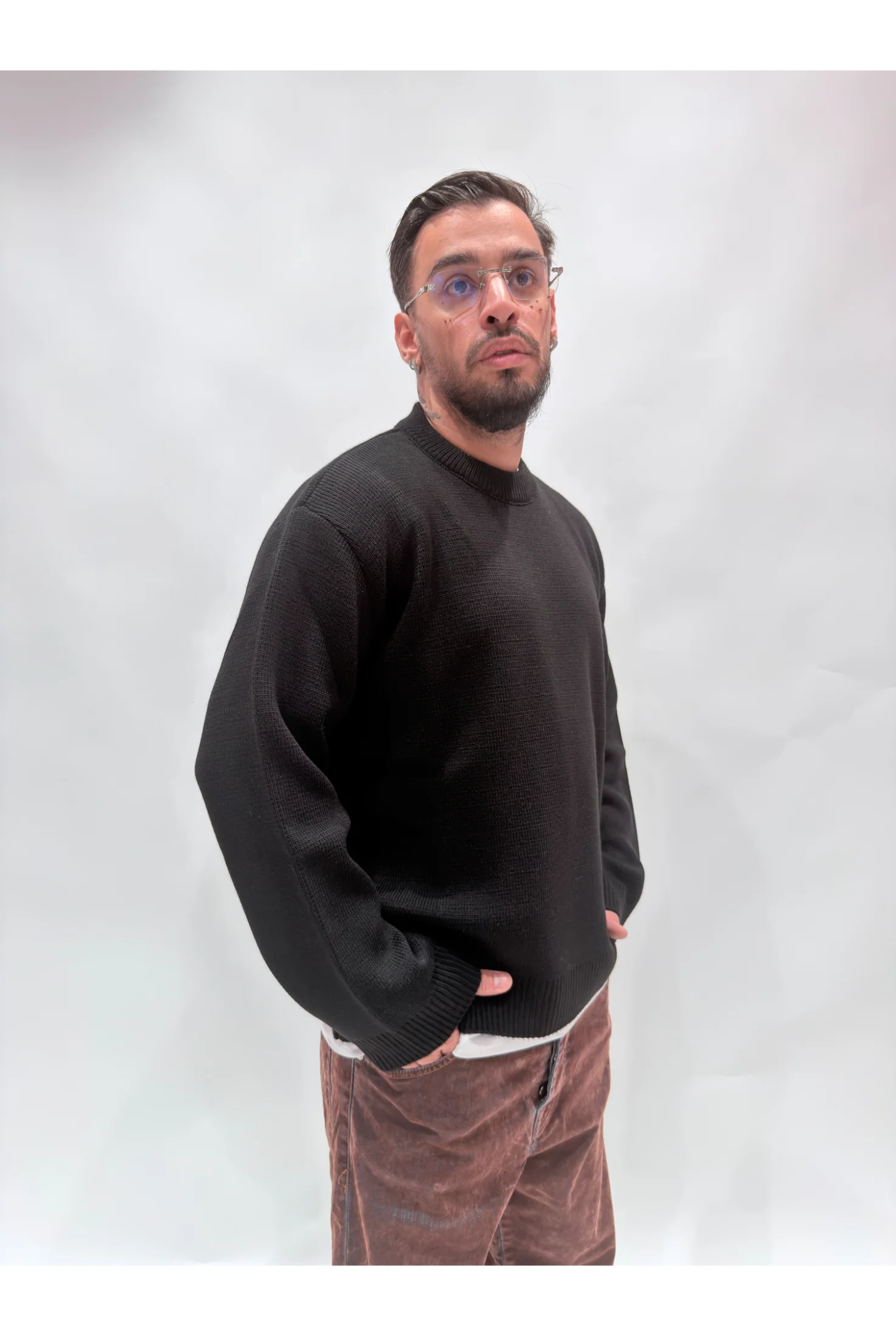 Maglione girocollo basic Ln13 - Image 11