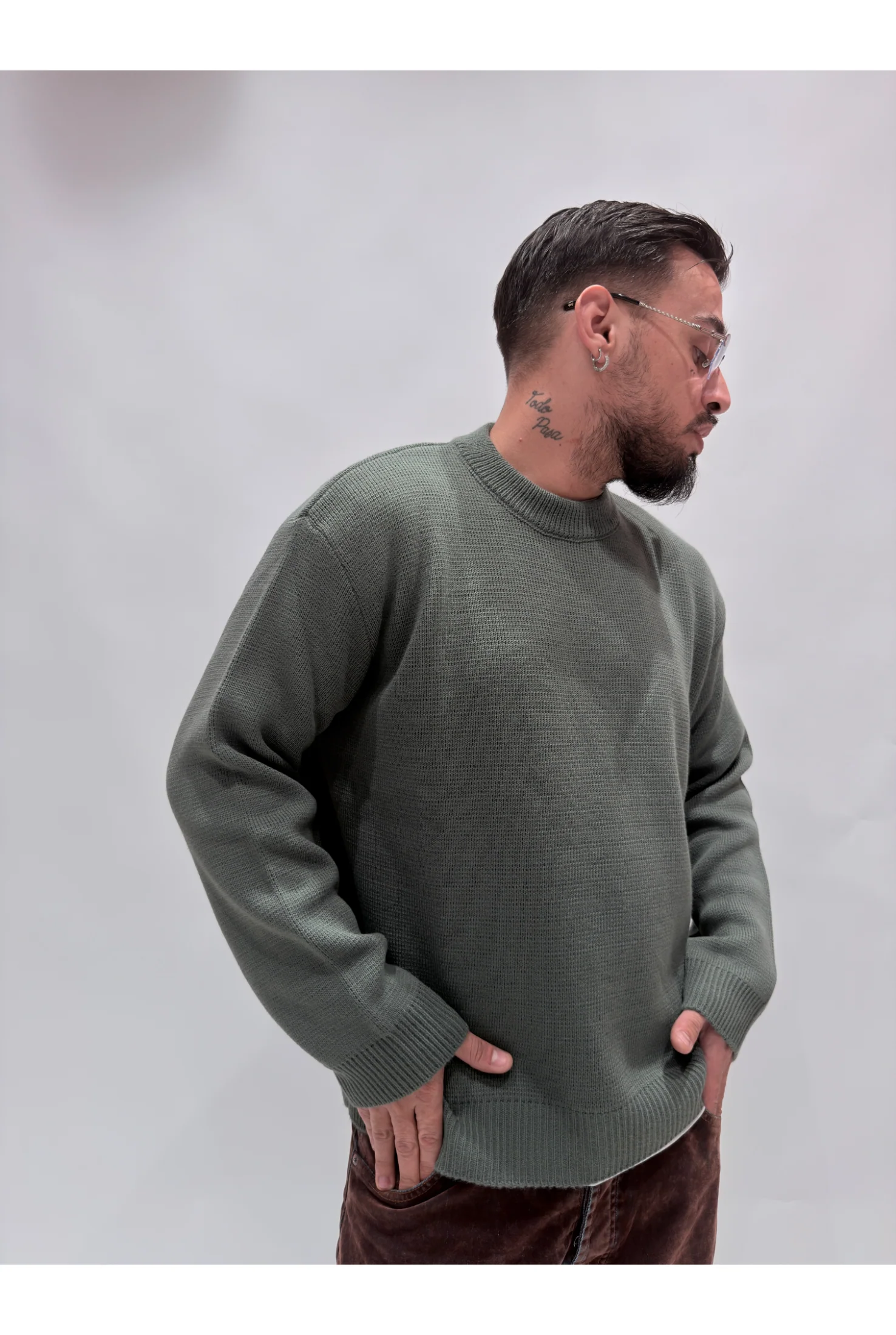 Maglione girocollo basic Ln13 - Image 3
