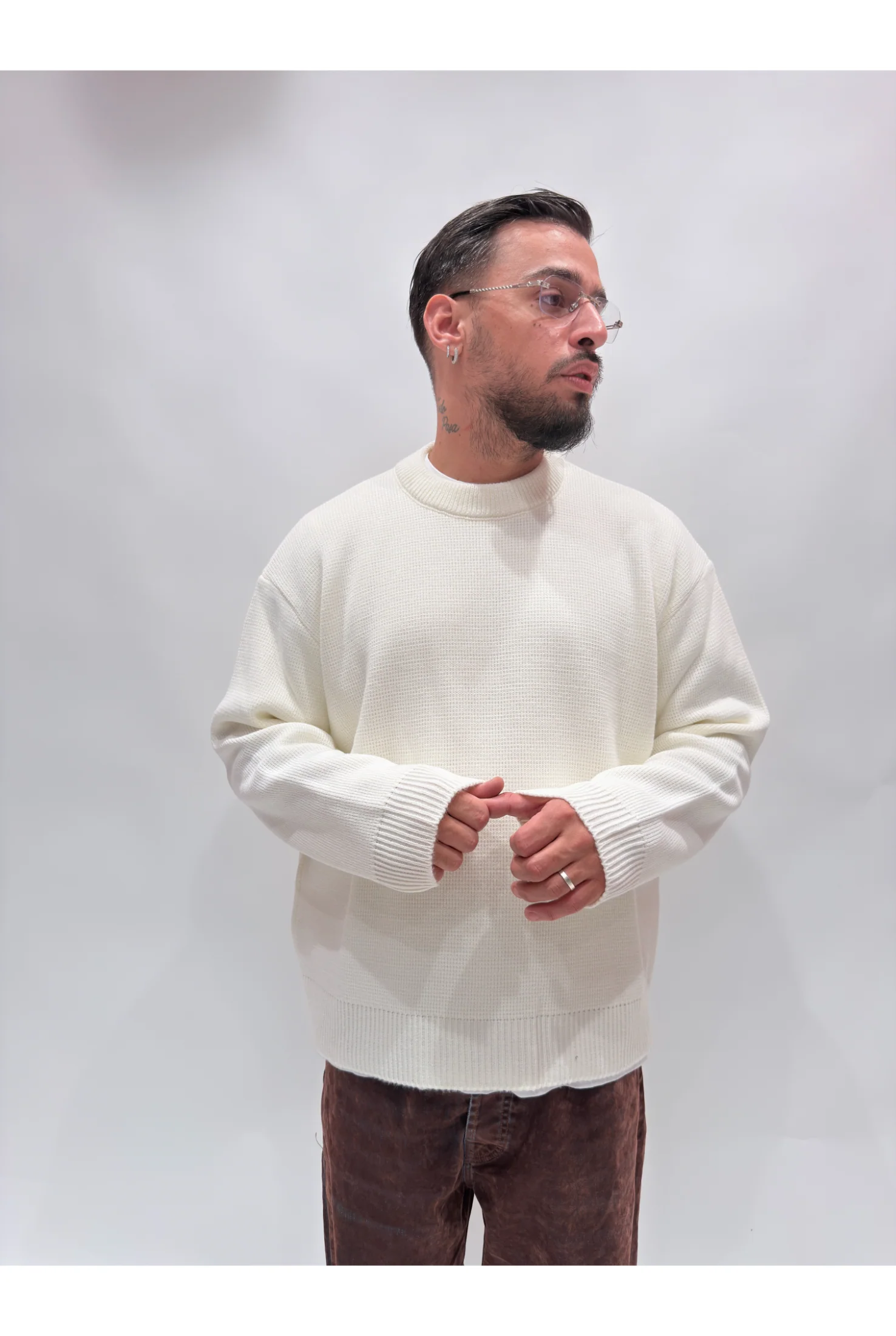 Maglione girocollo basic Ln13 - Image 7