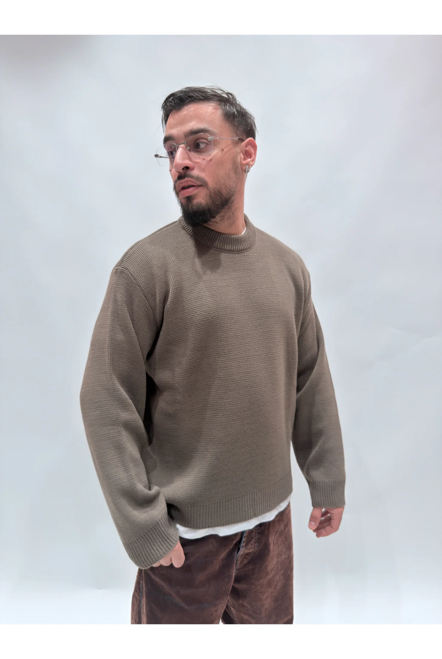 Maglione girocollo basic Ln13 - Image 9