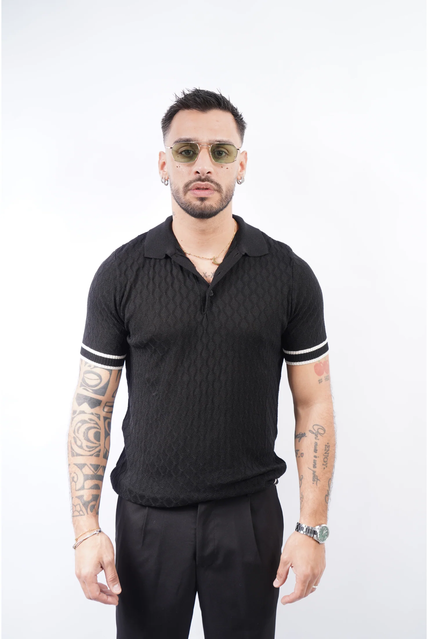 Polo in filo NJB 7140PE ( 3 colori ) - Image 2