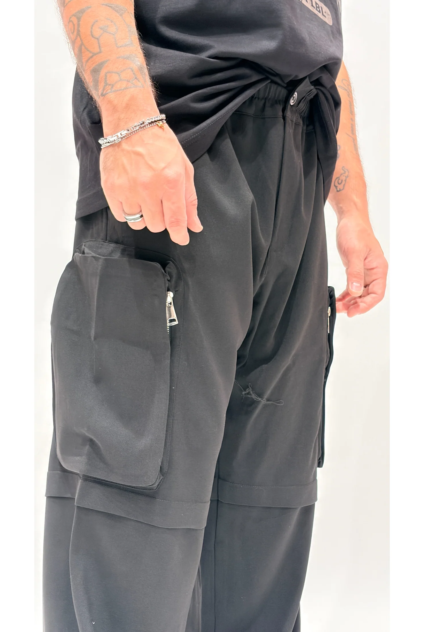 Pantalone BLK LABEL cargo zip 05 - Image 3