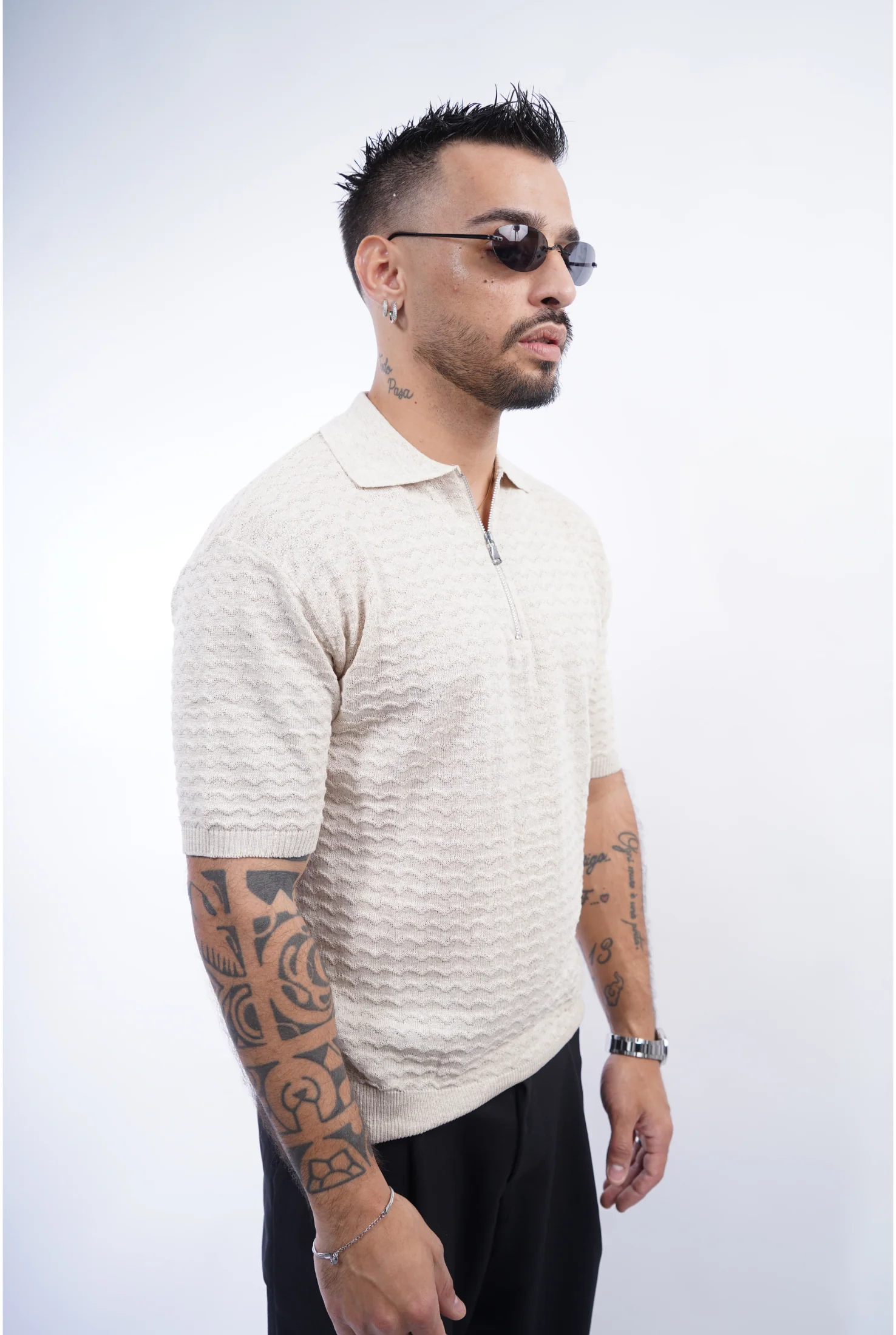 Polo CIANOTIC in filo mm zip ( 3 colori ) - Image 6