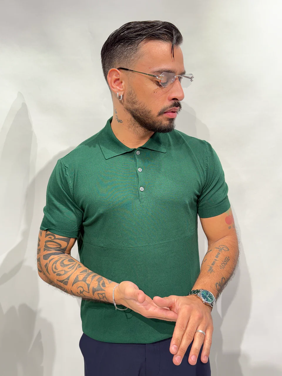 Polo in filo 336 ( vari colori )