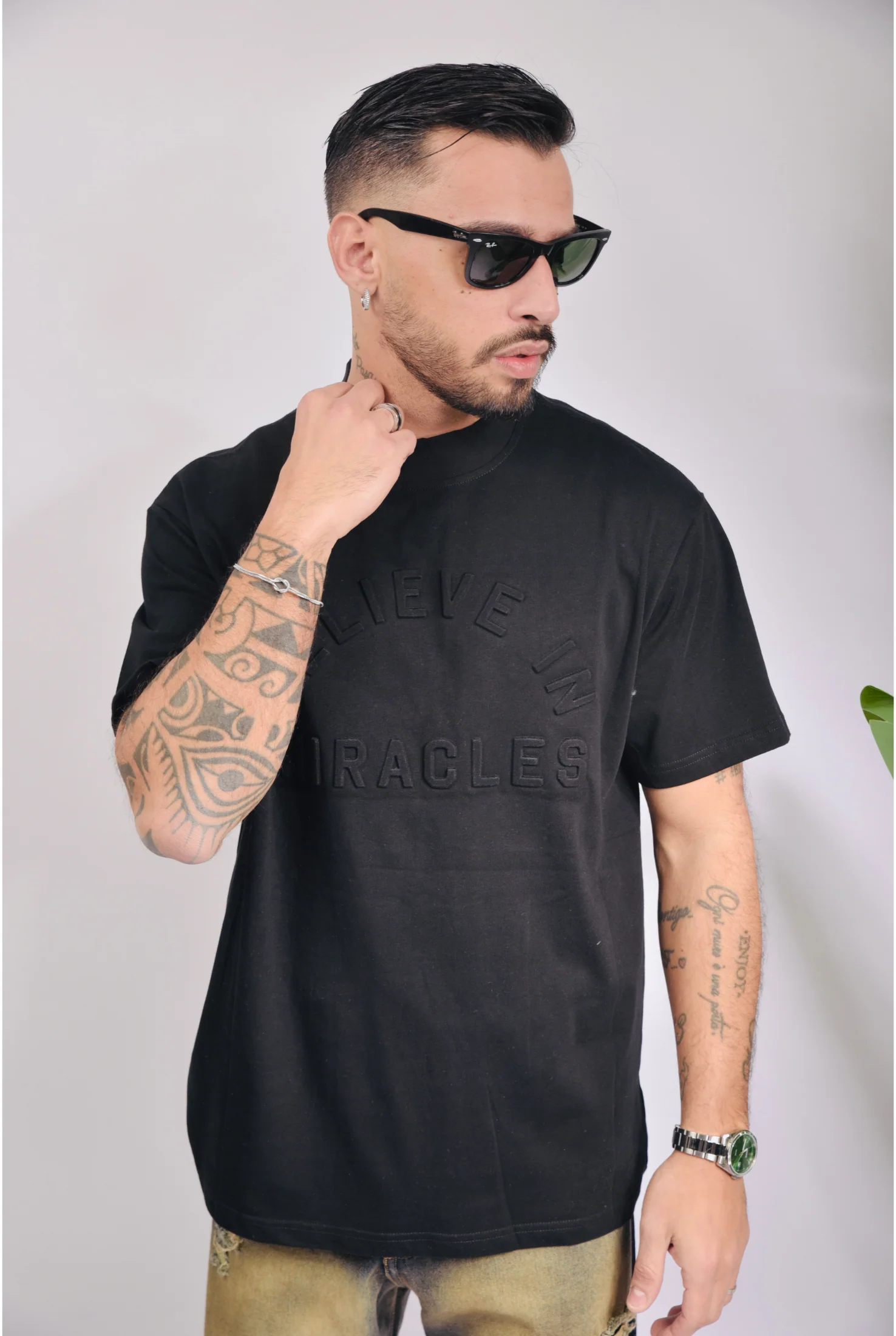 T-shirt BELIEVE Nera - Image 3