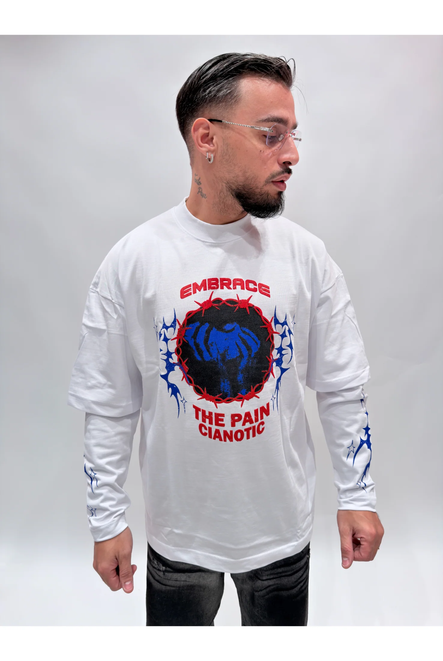 T-shirt CIANOTIC long sleeve embrace - Image 5