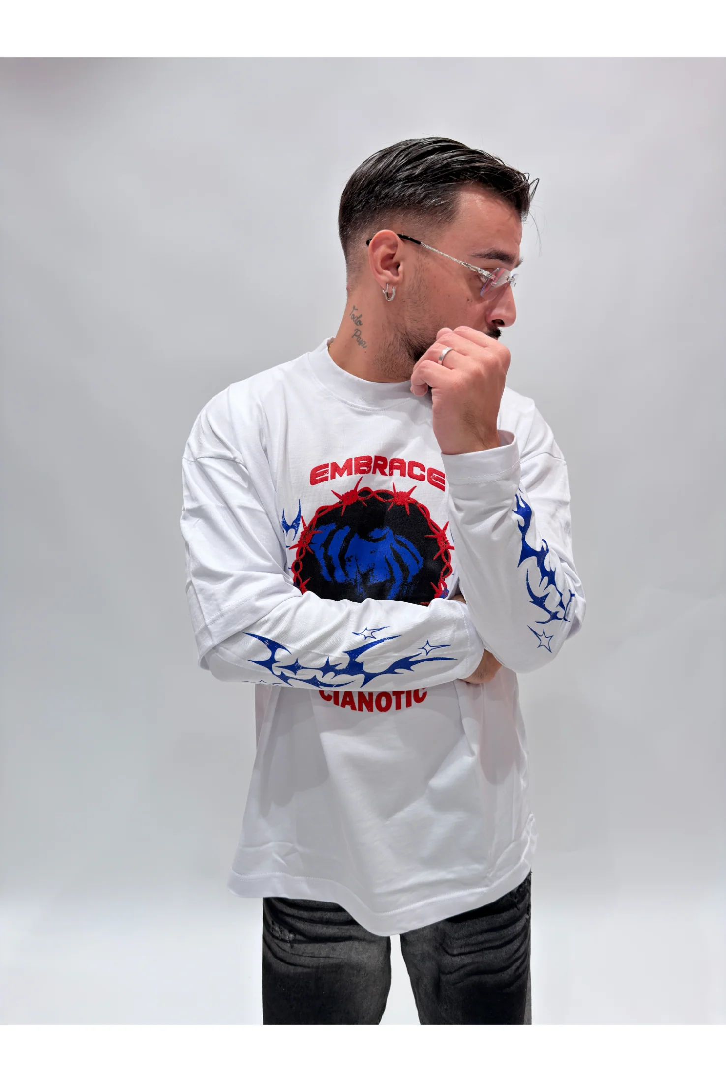 T-shirt CIANOTIC long sleeve embrace - Image 6
