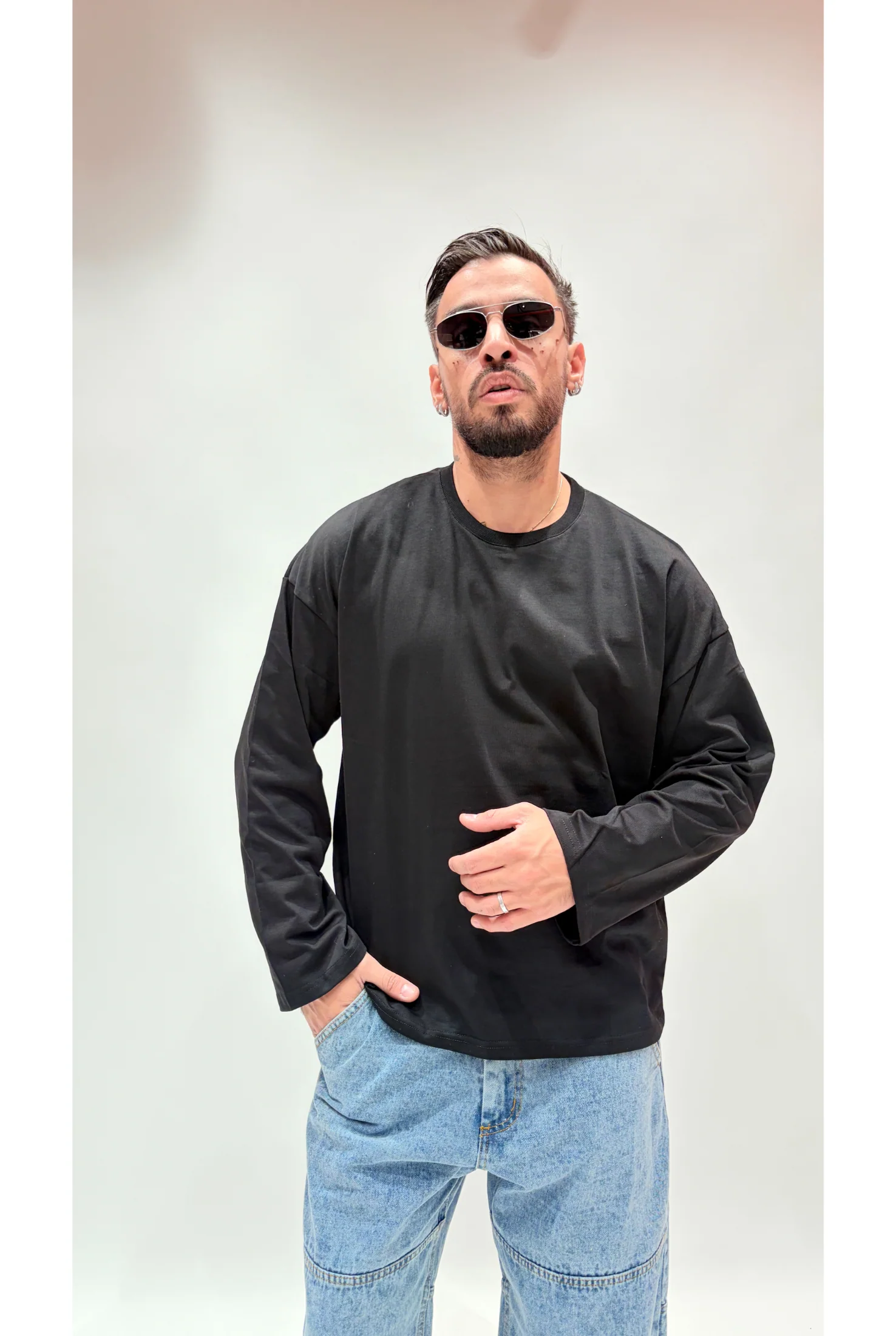 T-shirt NJB long sleeve over - Image 3