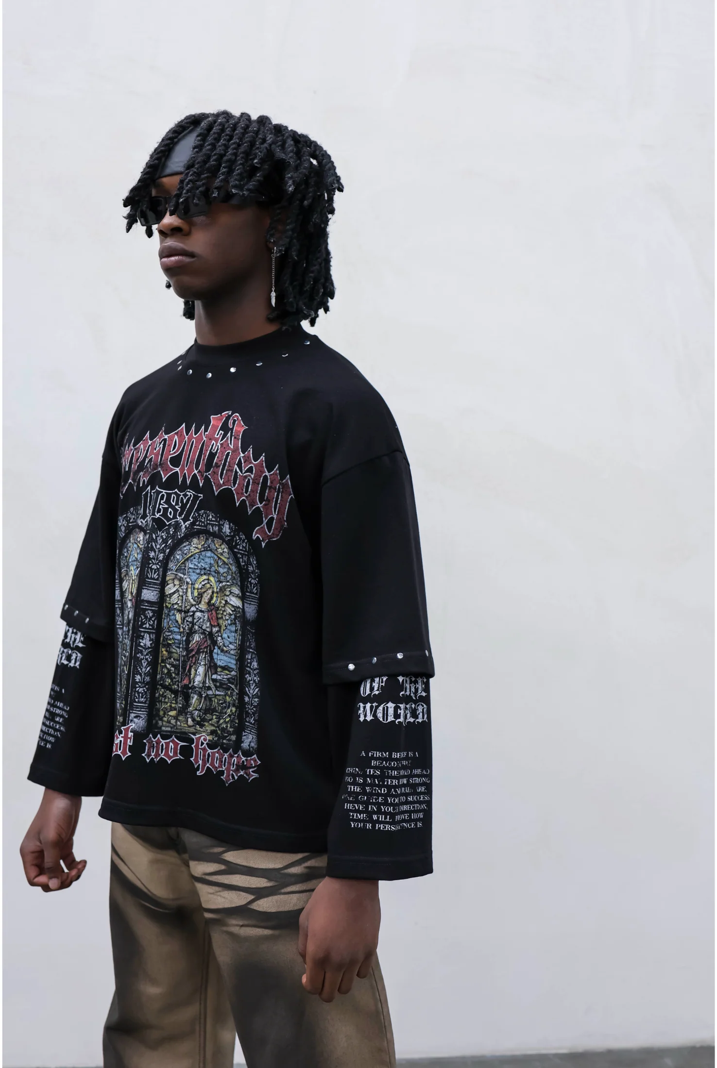 T-shirt TOKYO long sleeve no trust - Image 2