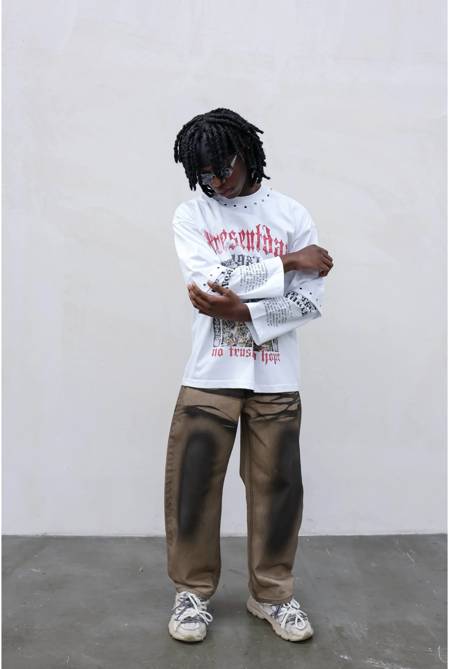 T-shirt TOKYO long sleeve no trust - Image 3